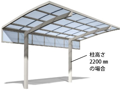 カーポート 1台駐車場 W2698×L4980 フーゴR袖壁1500 1台用 基本 27-50型 熱線吸収ポリカーボネート屋根材 リクシル LIXIL 車庫 ガレージ 本体 8月はエントリーでP10倍 カーポート 1台駐車場 リクシル フーゴR袖壁