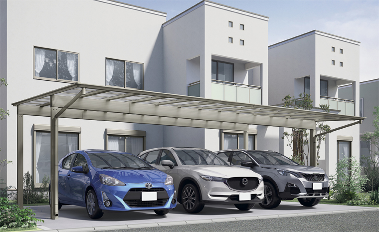 フーゴF 3台用 柱奥行移動《 3台 》