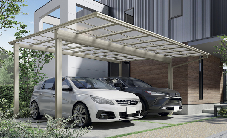 フーゴF 2台用 柱奥行移動《 2台 》