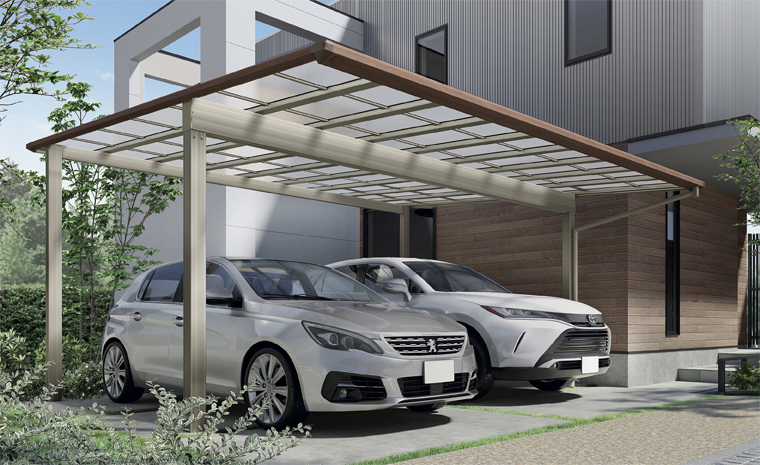 フーゴFプラス 2台用 柱奥行移動《 2台 》