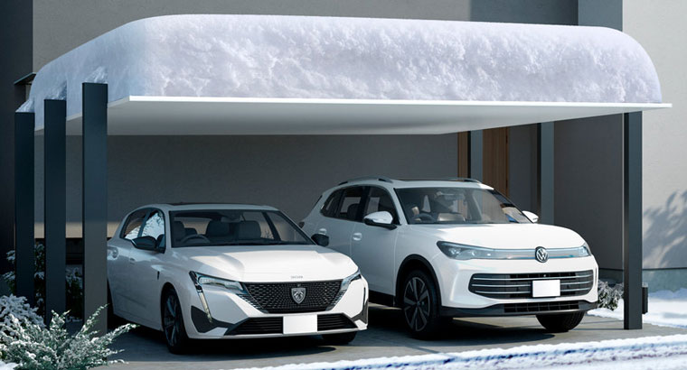 カーポートSC3000 ワイド《 2台 》