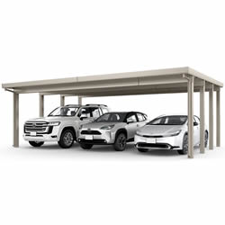 カーポートST 4500タイプ 3台用