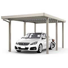 カーポートSW 900タイプ 1台用 奥行延長