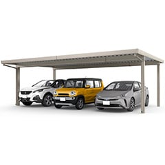 カーポートSW 1500タイプ 3台用