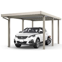 カーポートSW 1500タイプ 1台用 奥行延長