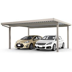カーポートSW 1500タイプ 2台用