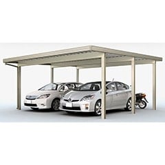 カーポートSW 1500タイプ 2台用 奥行延長