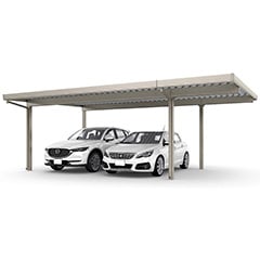 カーポートSW 1500タイプ 2台用 間口延長