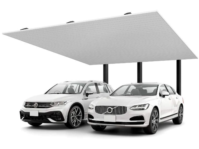 カーポートSC 2台用 後方支持