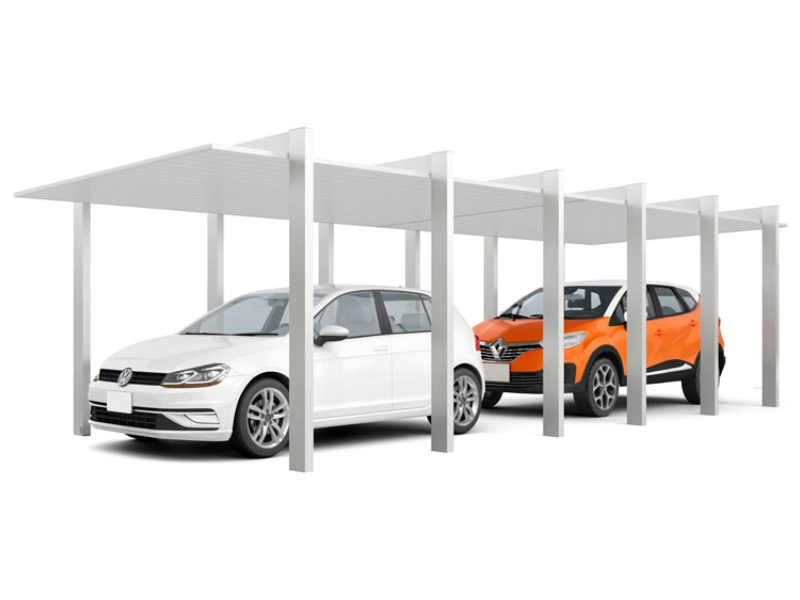 カーポートSC3000 2台用 縦連棟