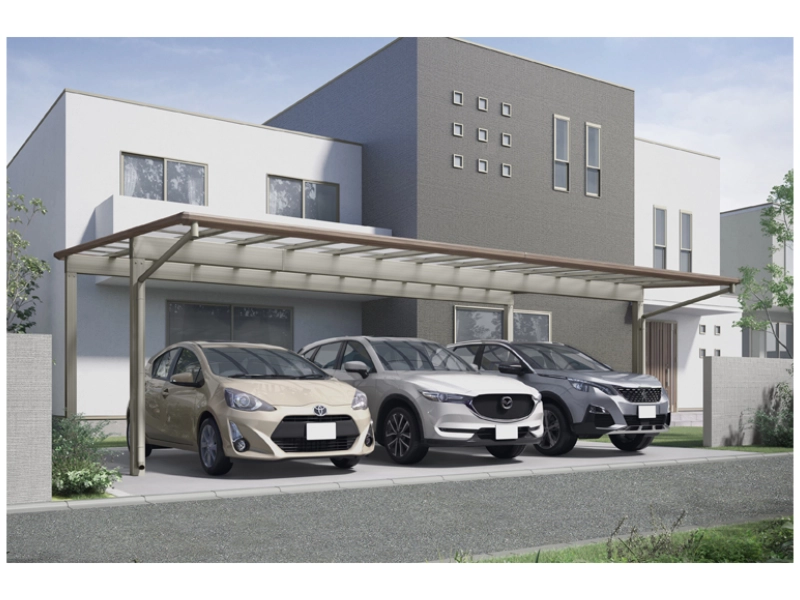 フーゴFプラス 3台用 柱奥行移動