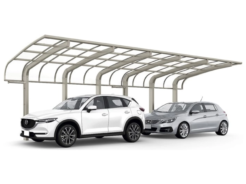 フーゴR袖壁1500 2台用 縦連棟