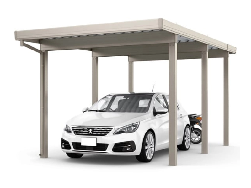カーポートST3000 1台用 奥行延長