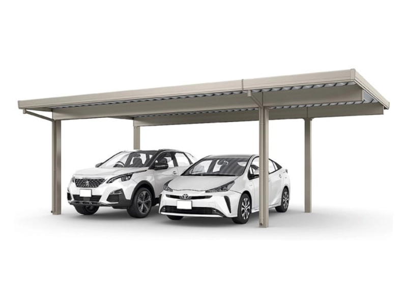 カーポートST3000 2台用 間口延長