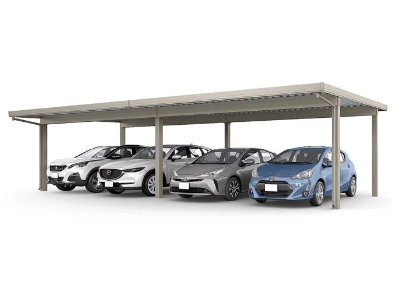 カーポートST3000 4台用 横連棟