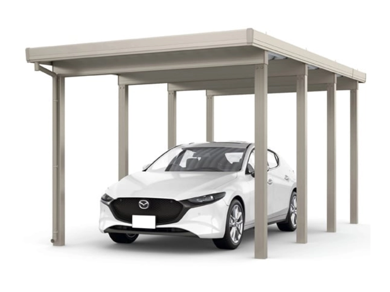 カーポートST4500 1台用 奥行延長