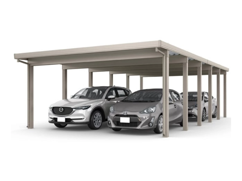 カーポートST4500 4台用 縦連棟