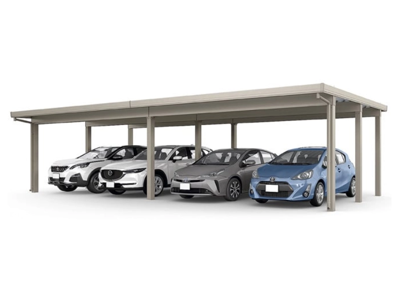 カーポートST4500 4台用 横連棟