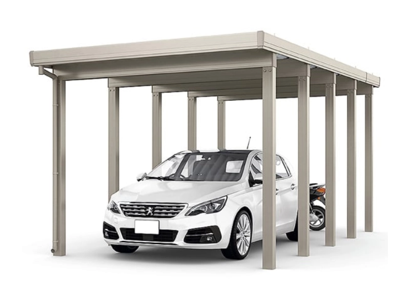 カーポートST6000 1台用 奥行延長