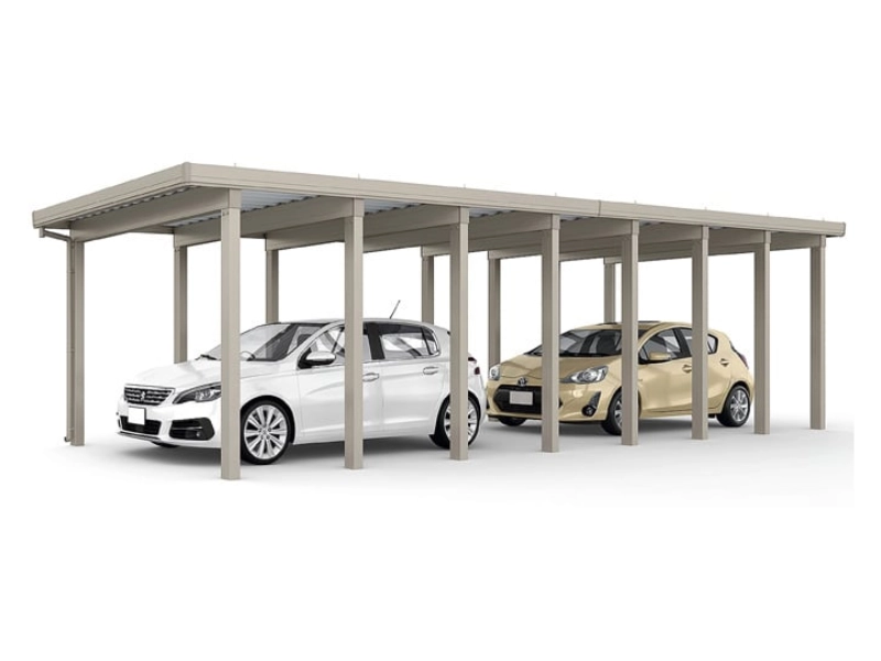 カーポートST6000 2台用 縦連棟