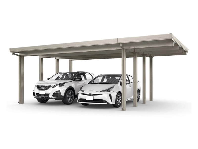 カーポートST6000 2台用 間口延長