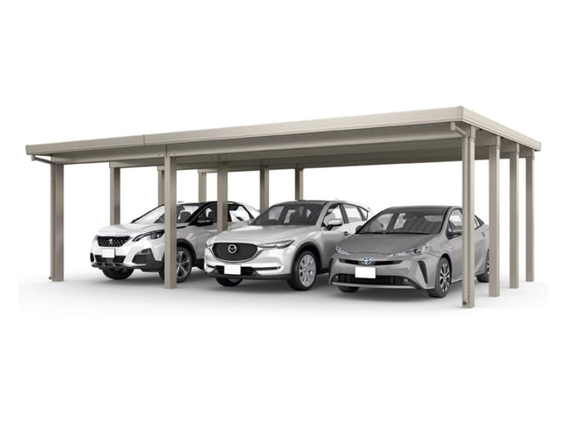 カーポートST6000 3台用 横連棟