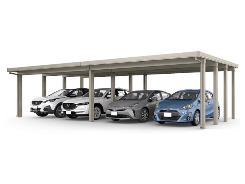 カーポートST6000 4台用 横連棟
