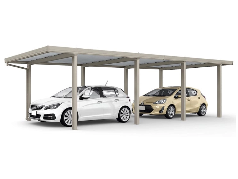 カーポートSW900 2台用 縦連棟