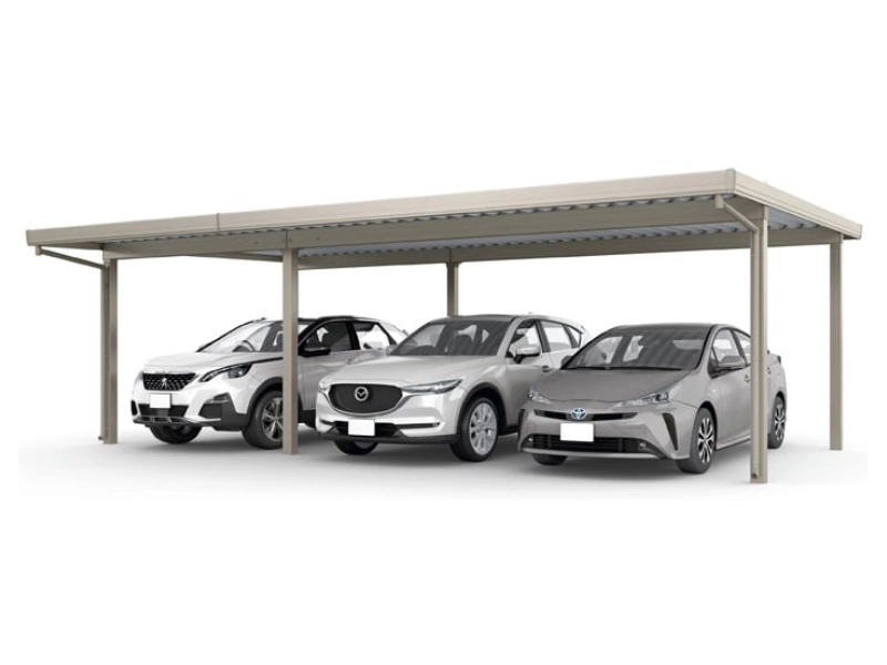 カーポートSW900 3台用 横連棟