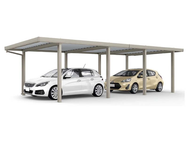 カーポートSW1500 2台用 縦連棟