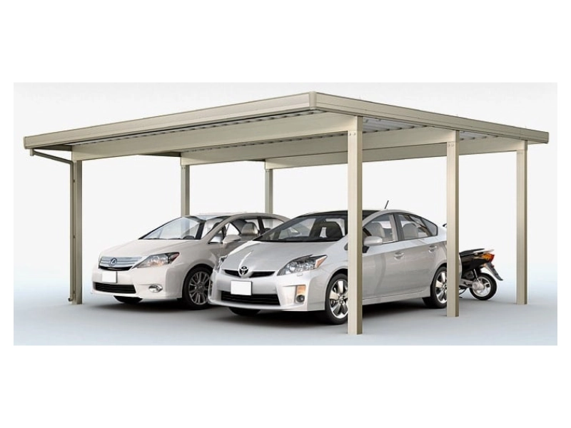 カーポートSW1500 2台用 奥行延長