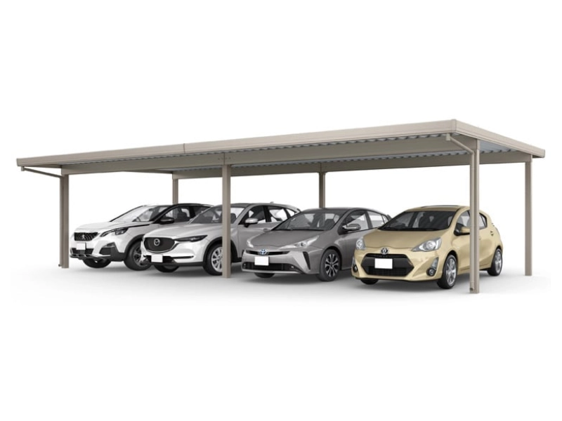 カーポートSW1500 4台用 横連棟