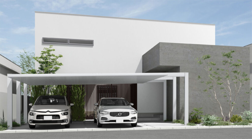 梁や樋が見えないノイズレスデザイン