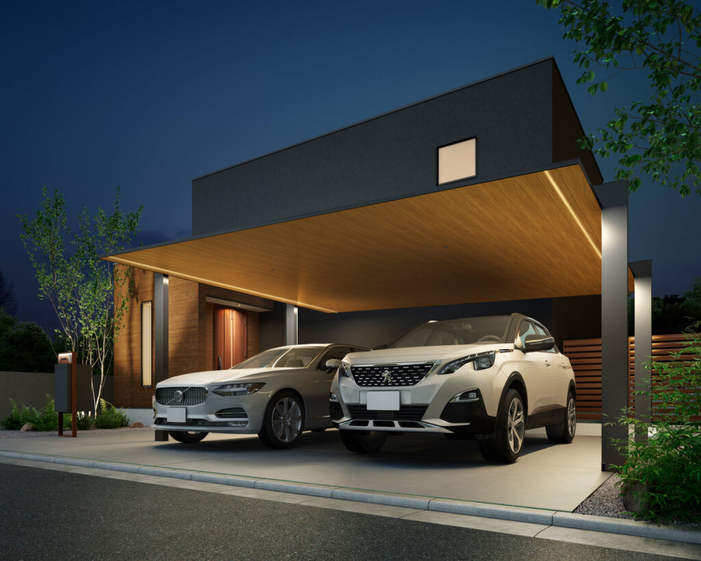 駐車場のものだけじゃない。進化するカーポートのデザイン性