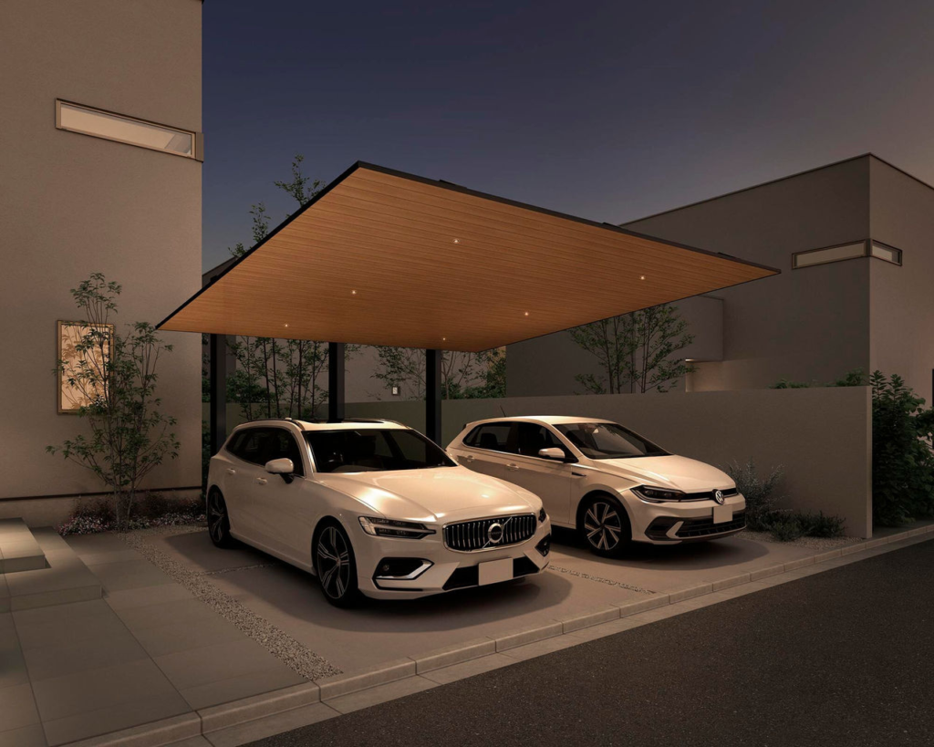 敷地ギリギリを有効活用！柱をなくす魔法？LIXILの後方支持カーポートSC