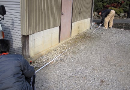 柱位置や高さの確認