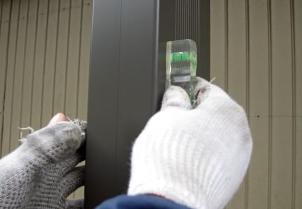 柱の微調整