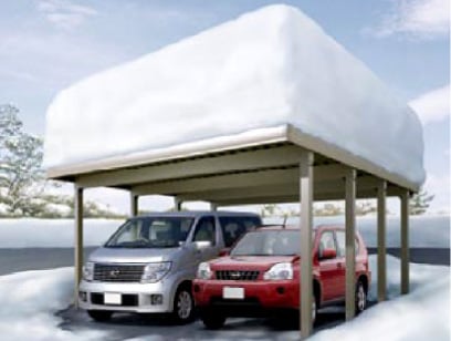 耐積雪が最大「200㎝」