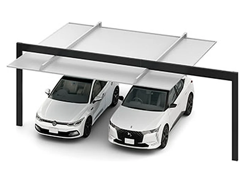 カーポートSC フレーム 2台用 梁延長