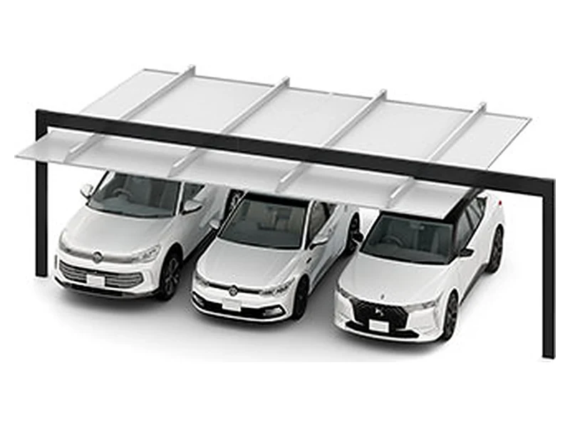 カーポートSC フレーム 3台用 梁延長